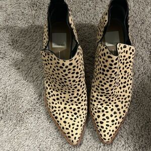 Dolce Vita Tan and Black Ankle Booties